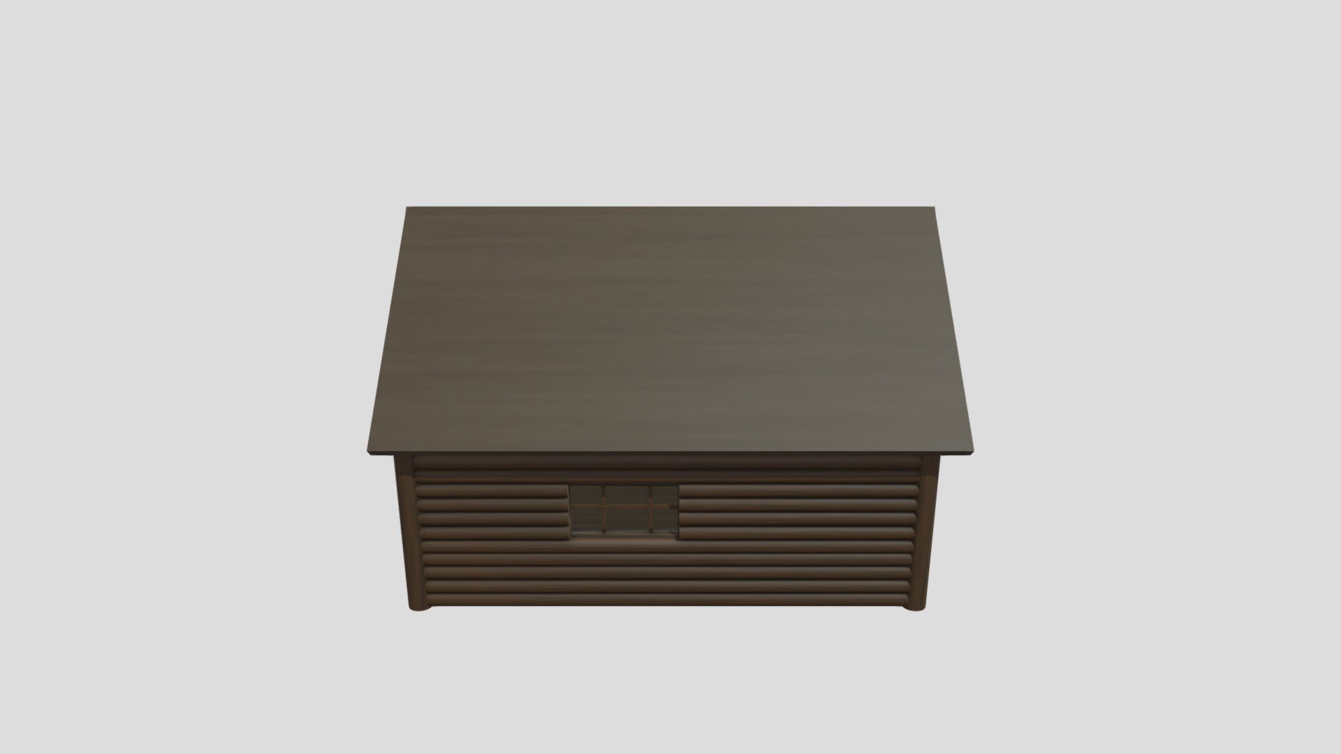 Witchhouse from chocolade wood
