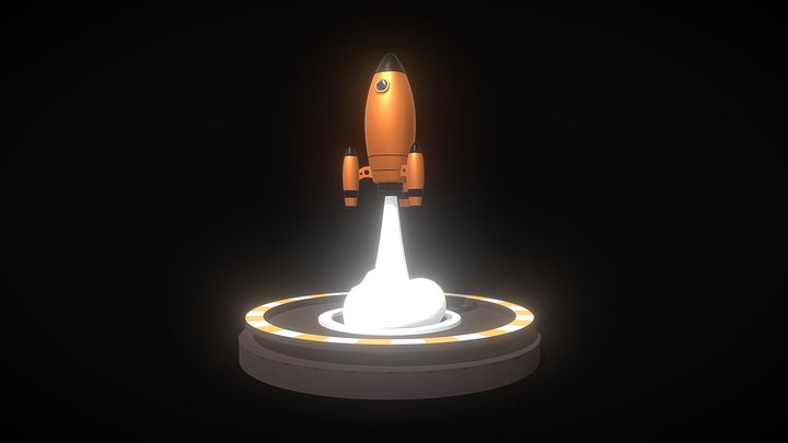 Rocket tutorial 3D Model