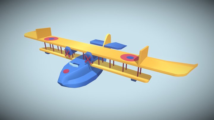 GameArt1plane_Hege_Van_de_Perre_IGP26N 3D Model