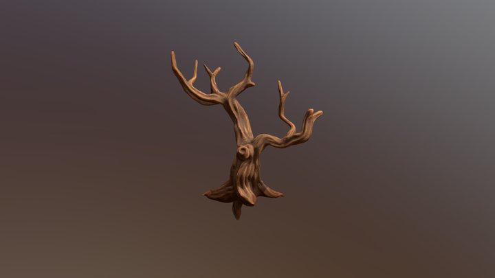 [TINYHOUSE PROJECT] - props : stilized tree 2 3D Model