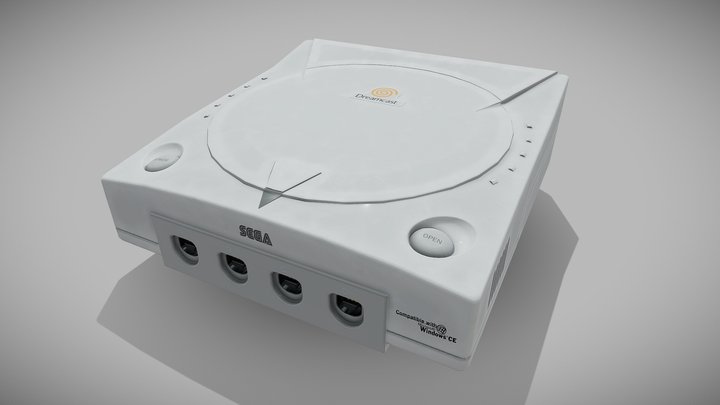 Sega Dreamcast 3D Model