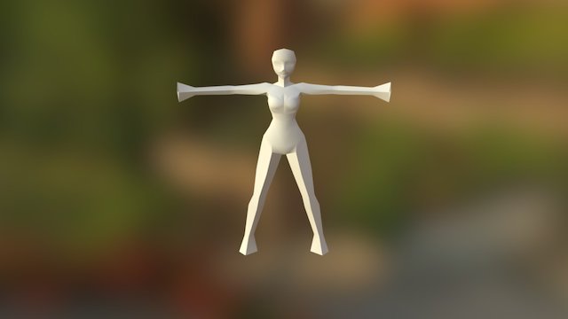 Base Female Rwby 1 3D Model