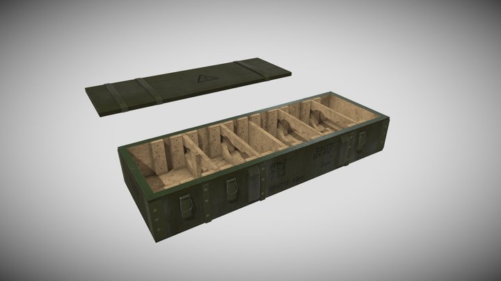 Wog 122 Ammobox 3D Model