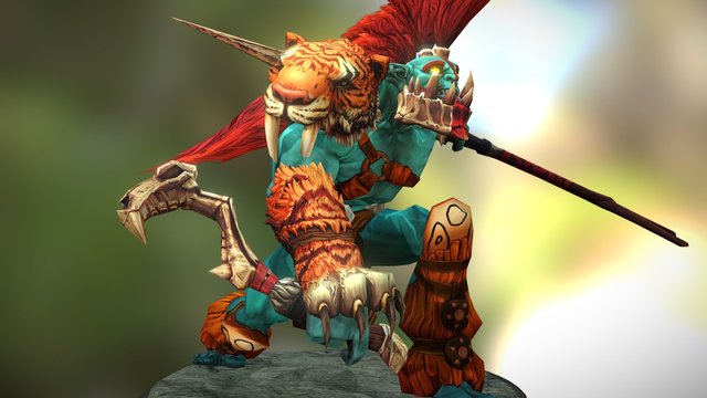 Huskar Custom Set - Slayer of the Fearsome 3D Model