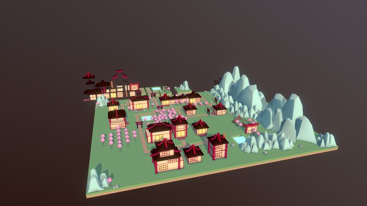 Escenario modular 3D Model