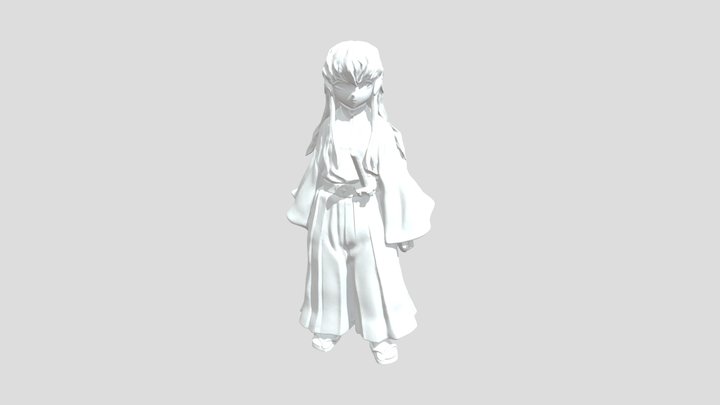 Muichiro Tokito 3D Model