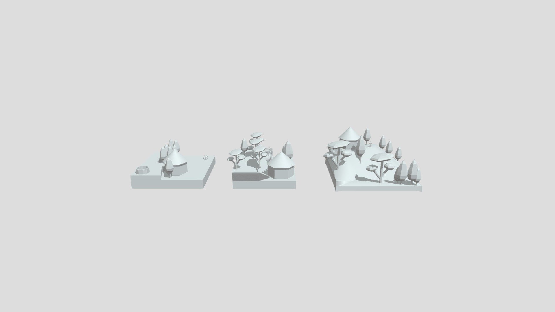 Forest Loner_Blockout - 3D model by AmberDbndt [f830163] - Sketchfab