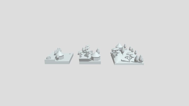 Forest Loner_Blockout 3D Model