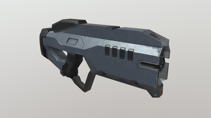 Boarding Action gun asset 3D Model