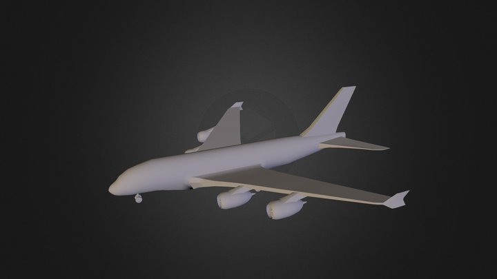 AirbusA380 3D Model