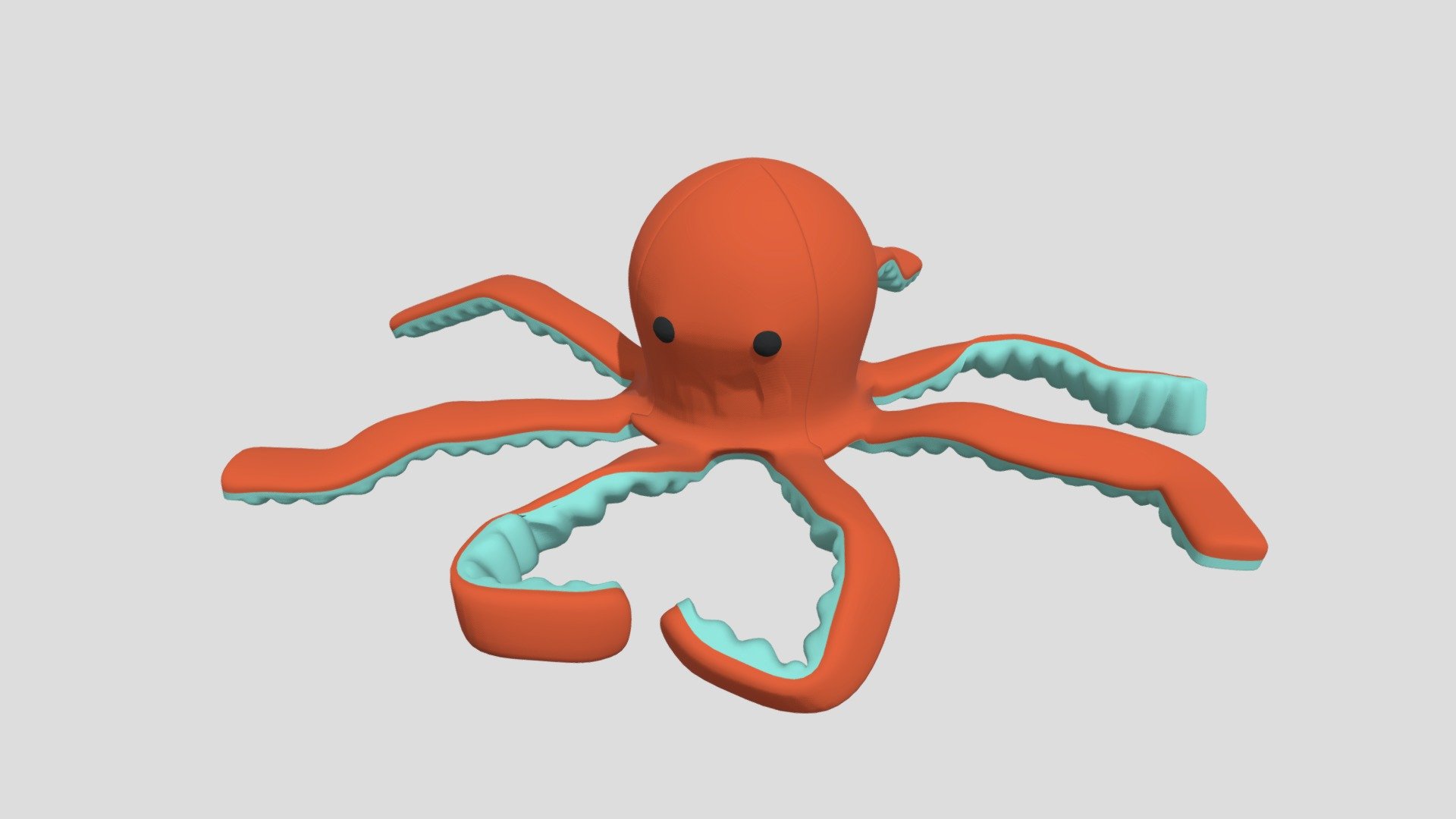 Teddy Octopus - Animated Asset - 3D model by Master 3D-PT (@3D-PT ...