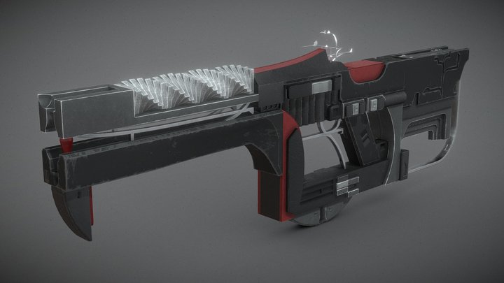 Cataclysmic linear fusion rifle Destiny2//命运2 灾变 – Kostenloses 3D-Modell STL