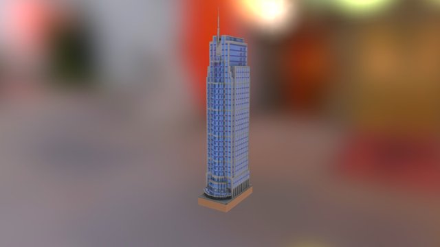 Milleniumtoren in Minecraft - Rotterdam 3D Model