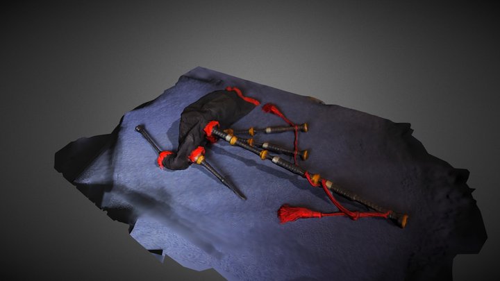 Bagpipes 3D Model