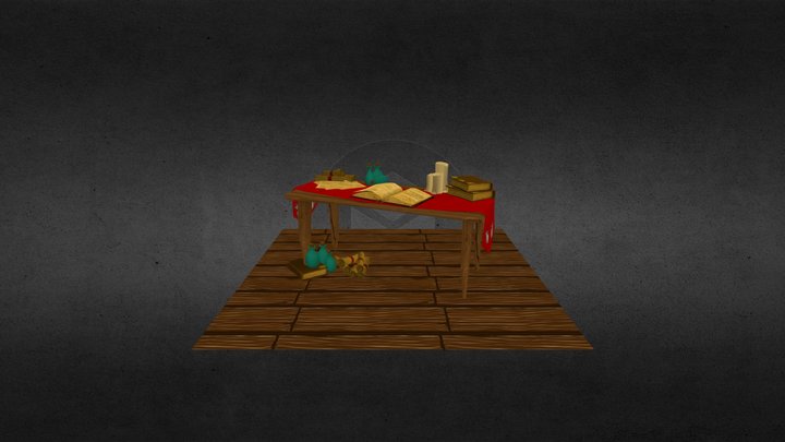 Study Tile Obj 3D Model
