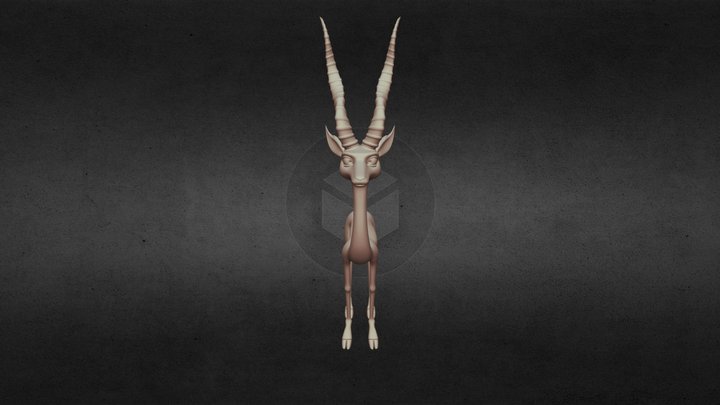 Gazelle 3D Model