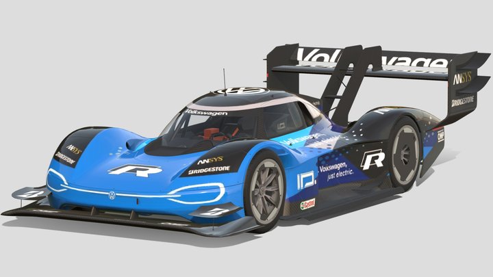 2019 Volkswagen ID.R – Gratis 3D-model STL
