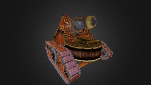 tank 90% 3D Model