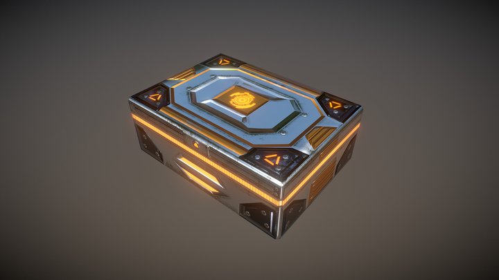 TP2 BOX normal baking 3D Model