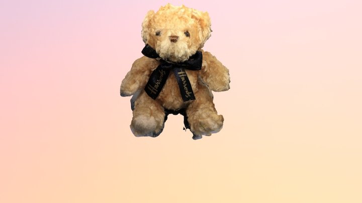 Harrods Teddy Bear 3D Model