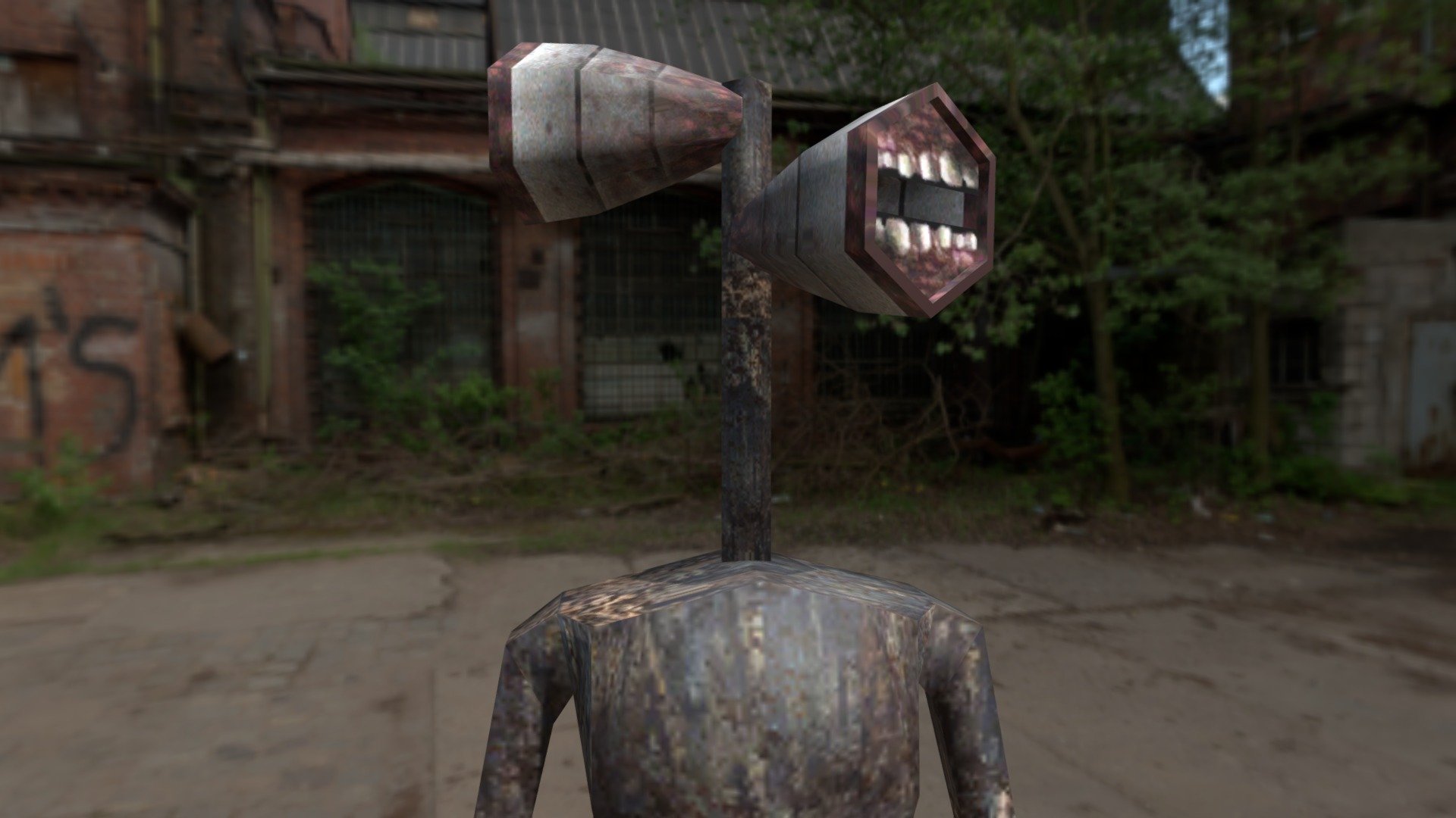 Cliff Dirt Siren Head