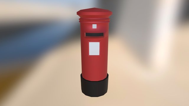 Postbox for #30days3D on Twitter 3D Model