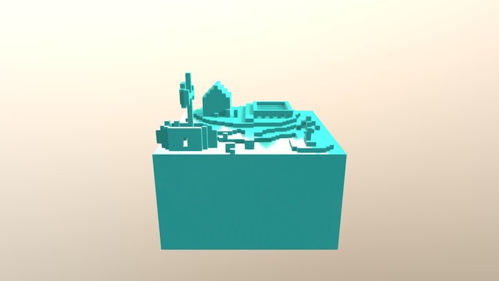 The Caribbean 3D Model
