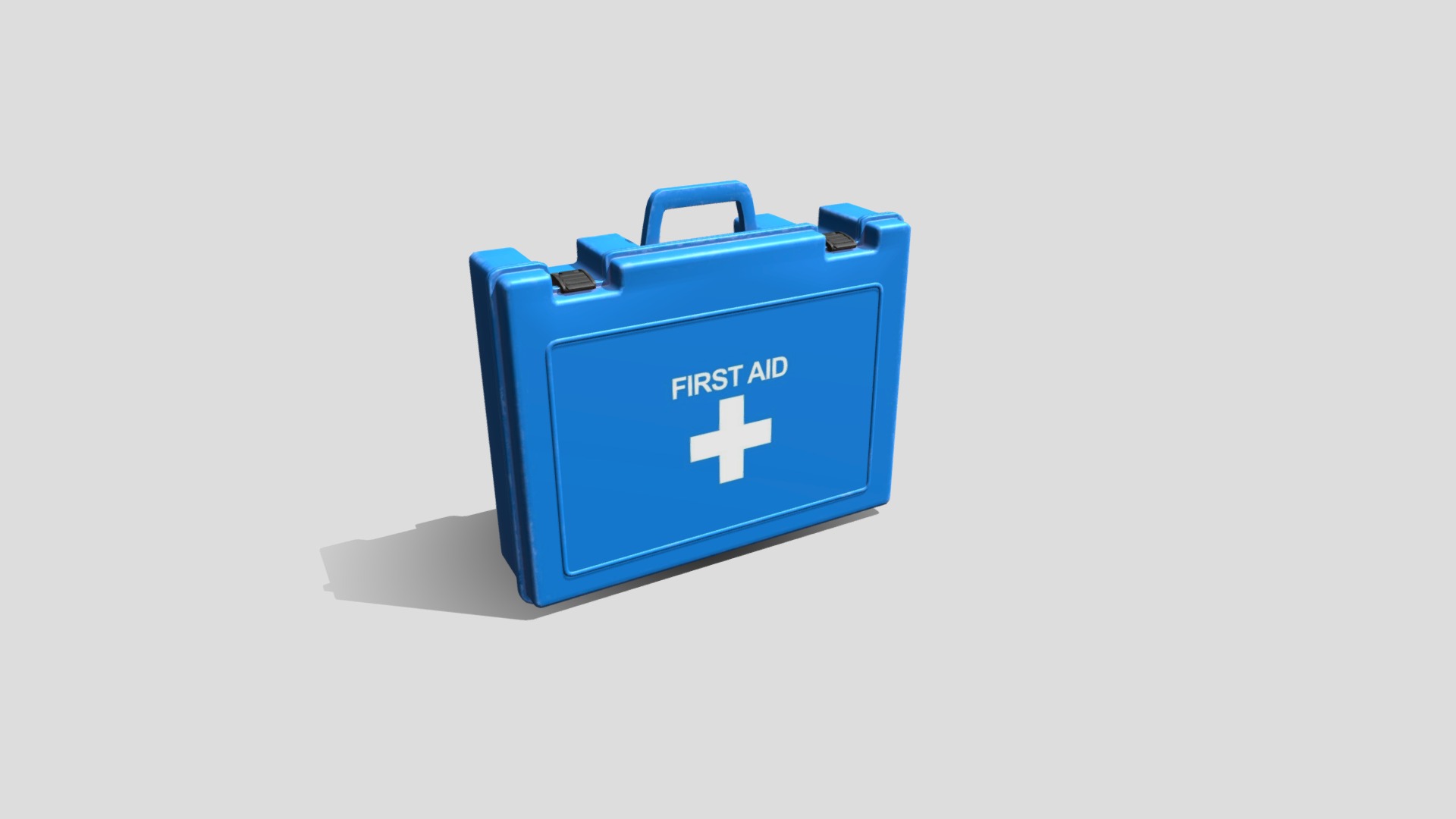 3D model First Aid Box - This is a 3D model of the First Aid Box. The 3D model is about icon.