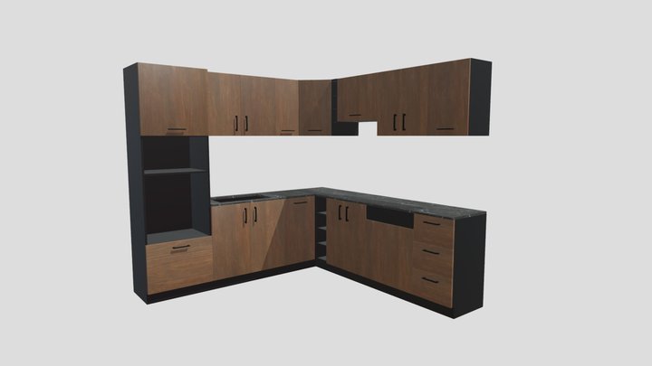 Kitchen Model 2 3D Model