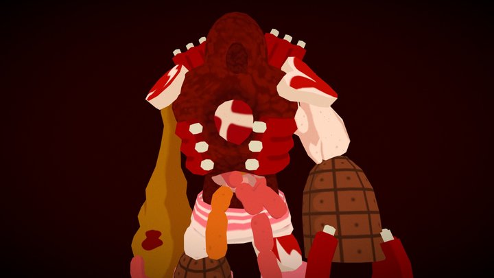 Meat Monstrosity 3D Model