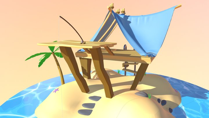 Seaside Respite 3D Model