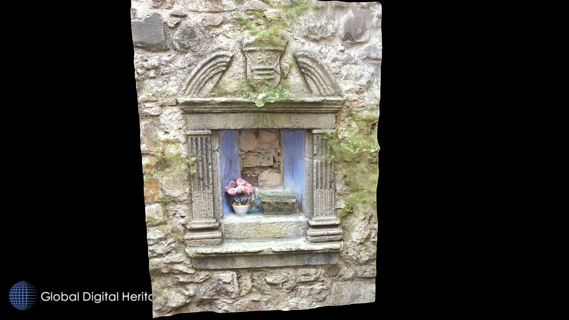 Carved Wall Niche, Via Talassese, Arcidosso