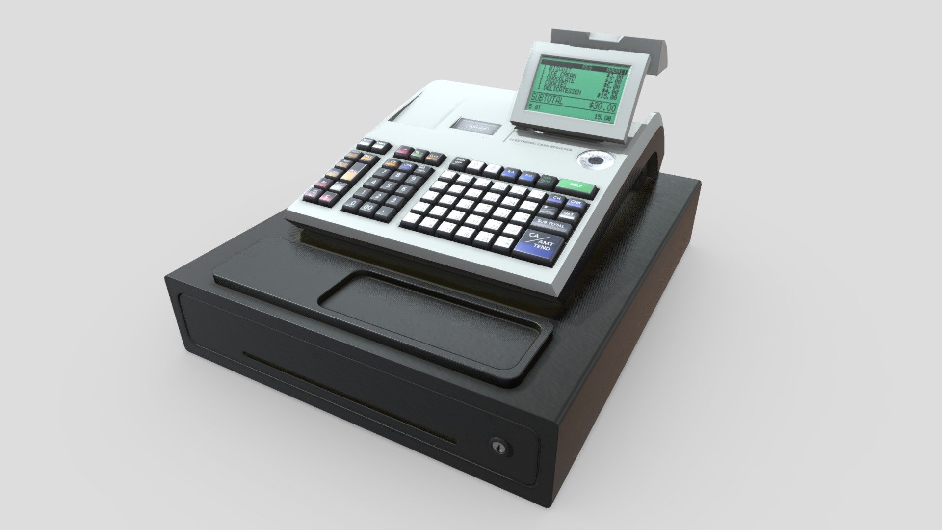 Cash Register Buy Royalty Free 3D model by ChakkitPP [f83e935