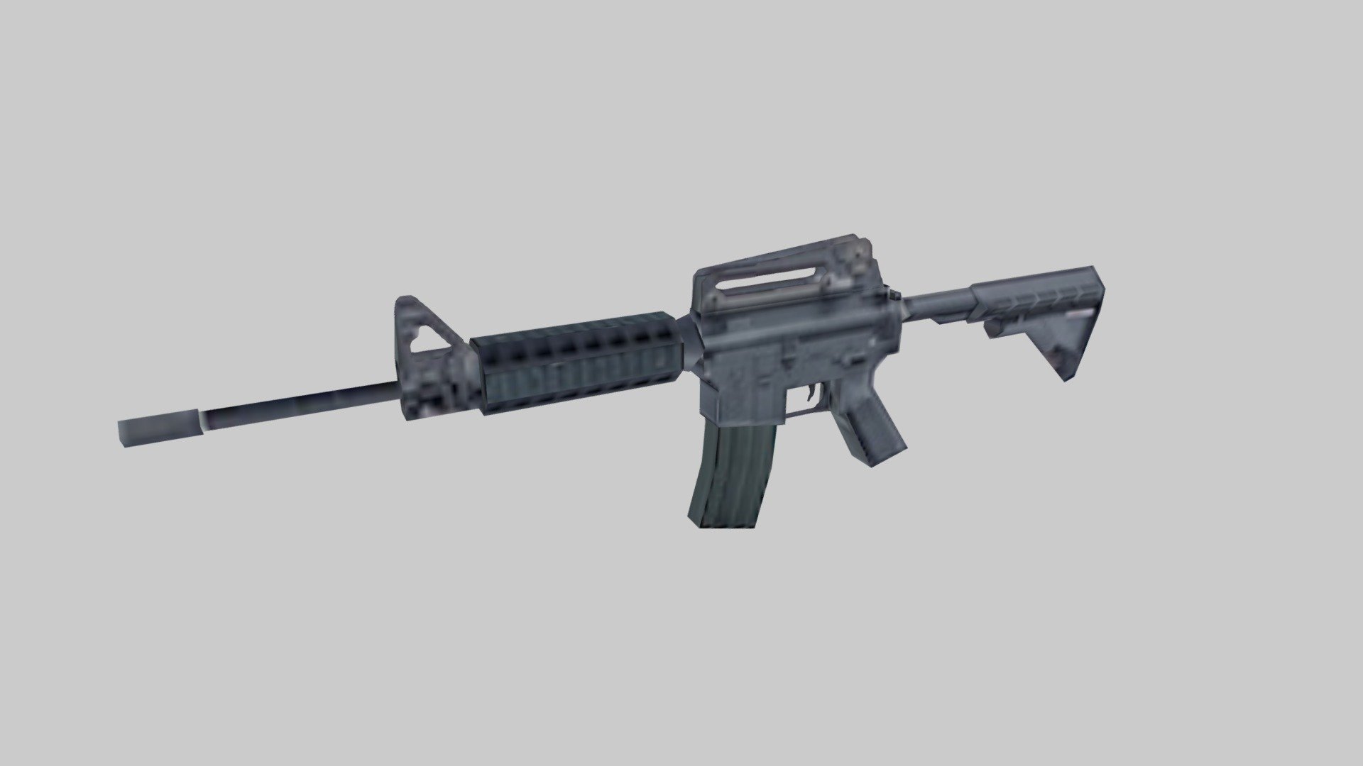 Low poly M4A1 - 3D model by mr munkee (@mr_munkee) [f83fb39] - Sketchfab