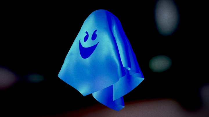 Friendly Ghost 3D Model