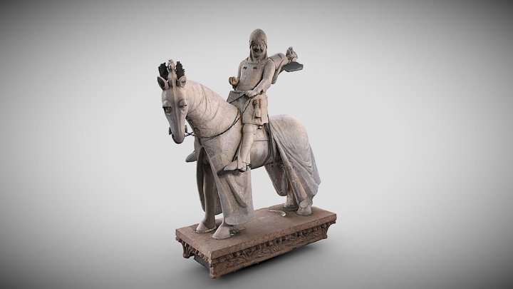 Equestrian Statue of Cangrande della Scala 3D Model
