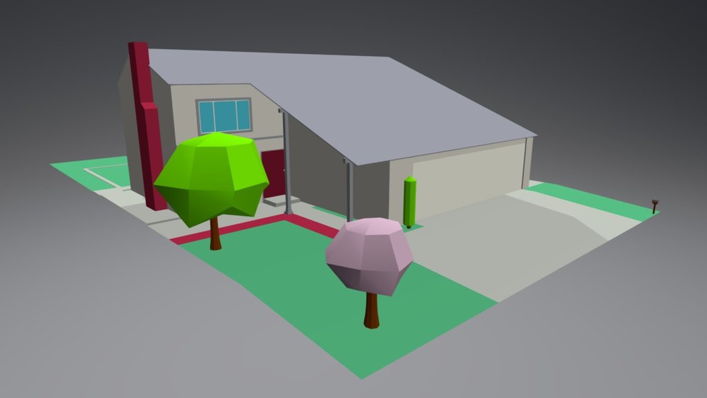 The house I grew up in