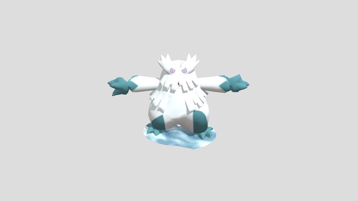 3DS - Pokedex 3D Pro - 460 Abomasnow 3D Model