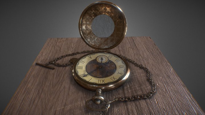Pocket Watch 3D Model