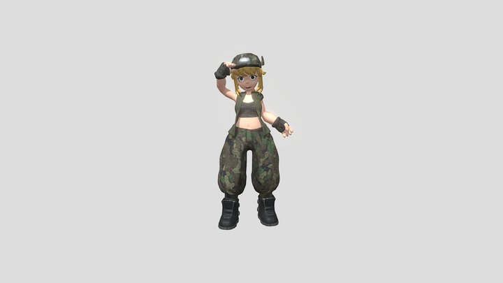 Mascot Character 3D Model
