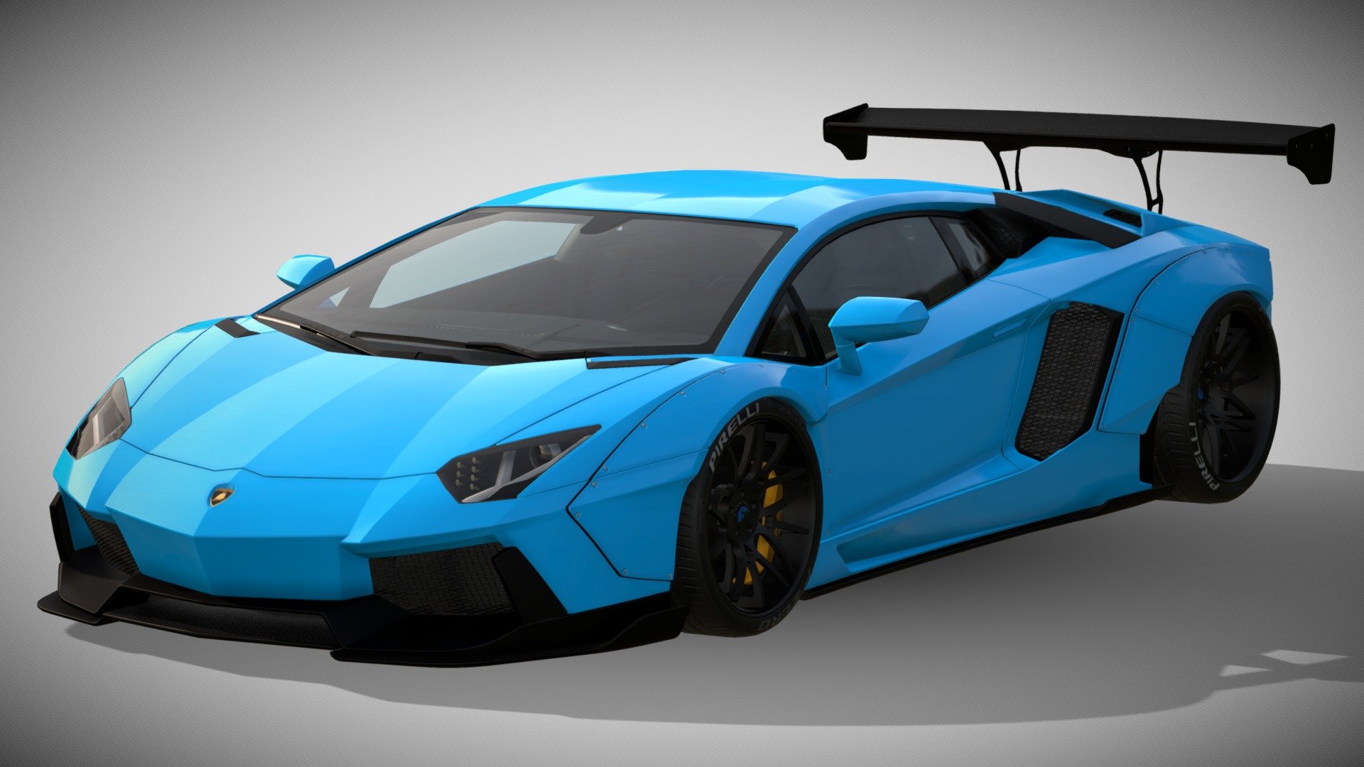 2014 Lamborghini Aventador LB★WORKS - Download Free 3D model by Ddiaz ...