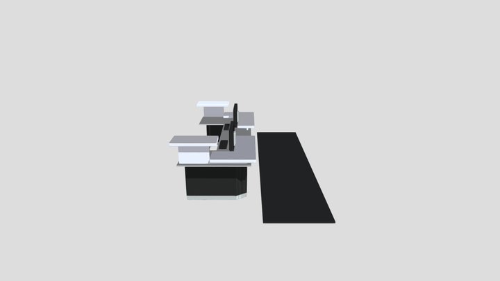 Reception Desk 3D Model