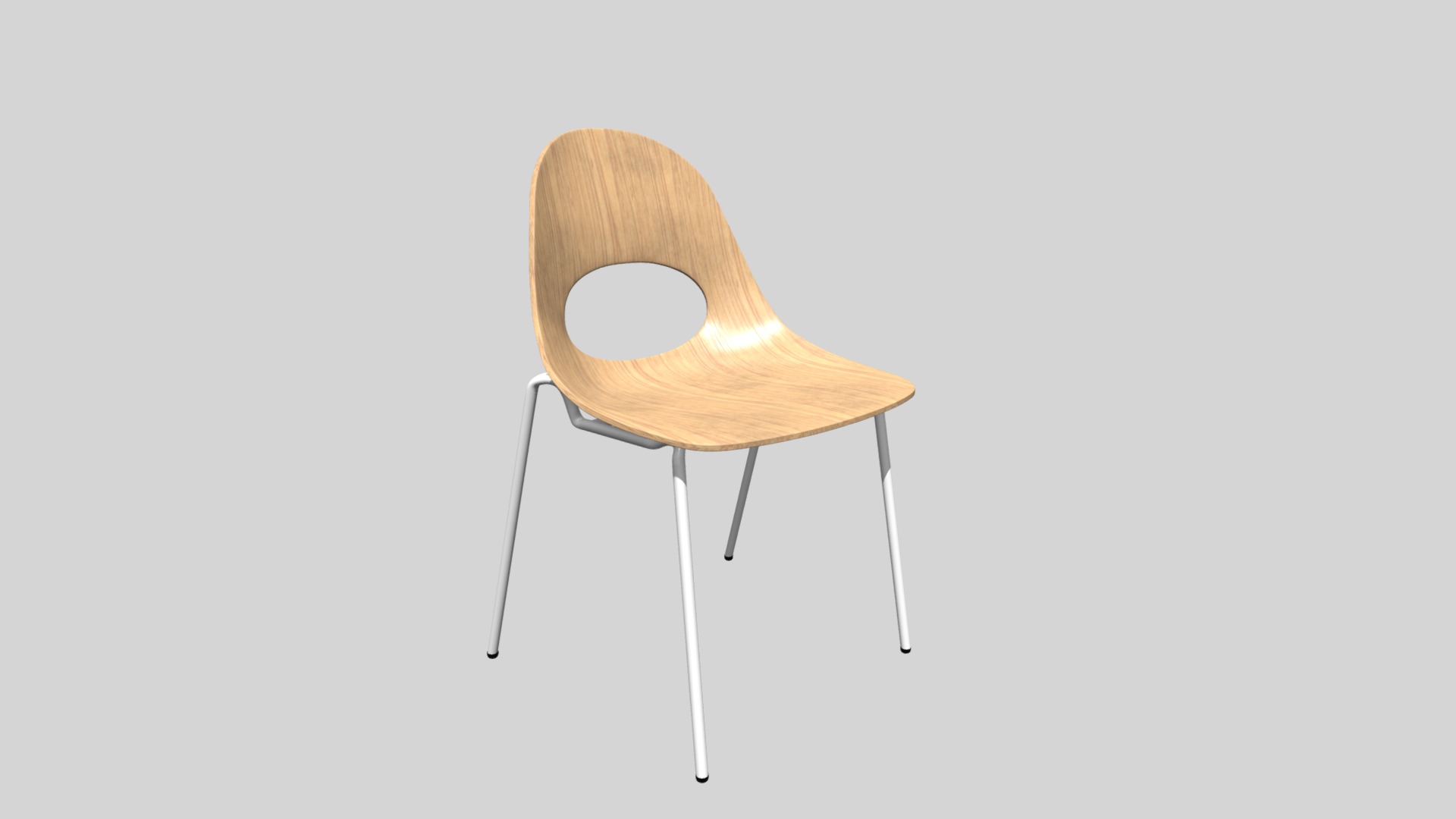 3D model Chair Say Basic - This is a 3D model of the Chair Say Basic. The 3D model is about a chair with a cushion.