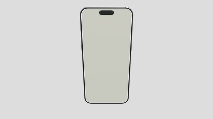 iPhone 15 pro max 3D Model