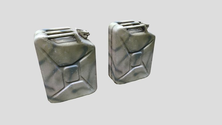 german ww2 jerrycan 3D Model