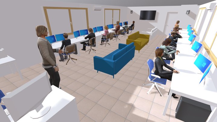 Salle Post-Production BTS MAV 3D Model