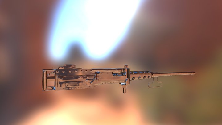 M2BrowningExport 3D Model