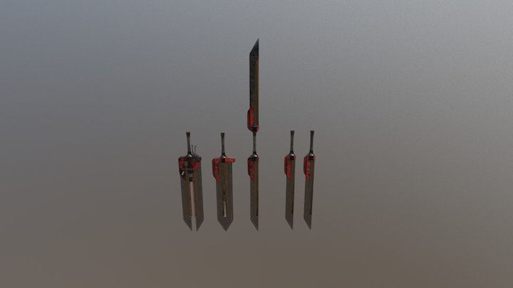 Swords 3D Model