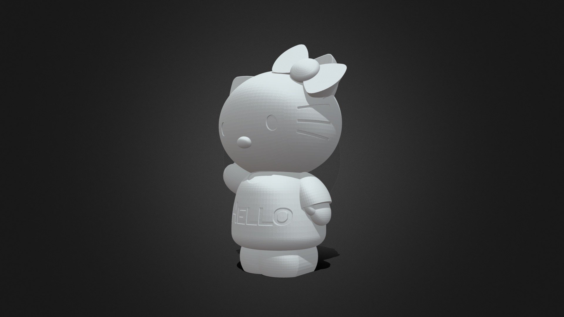 Hello-kitty-3d-printing-model
