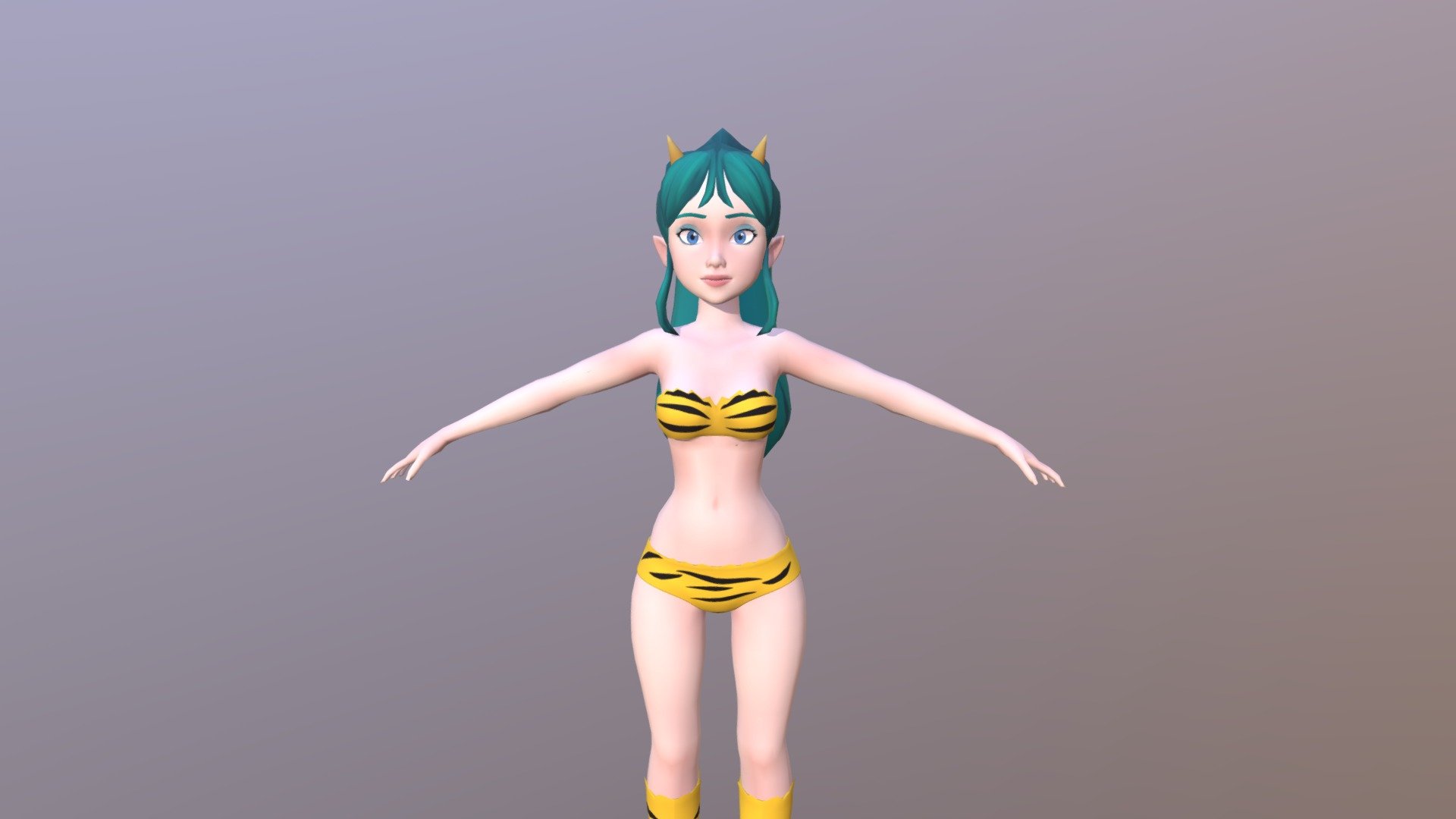 Lamu lum la chica invasora - Buy Royalty Free 3D model by Assets 4 Games  [f84a53a] - Sketchfab Store